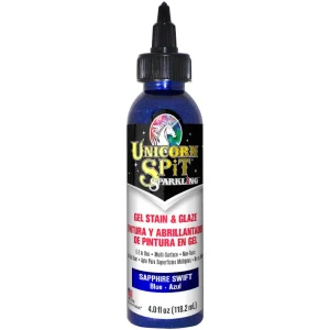Sparkling Wood Stain & Glaze Sapphire Swift / Tinta y Esmalte Multi Superficies Zafiro