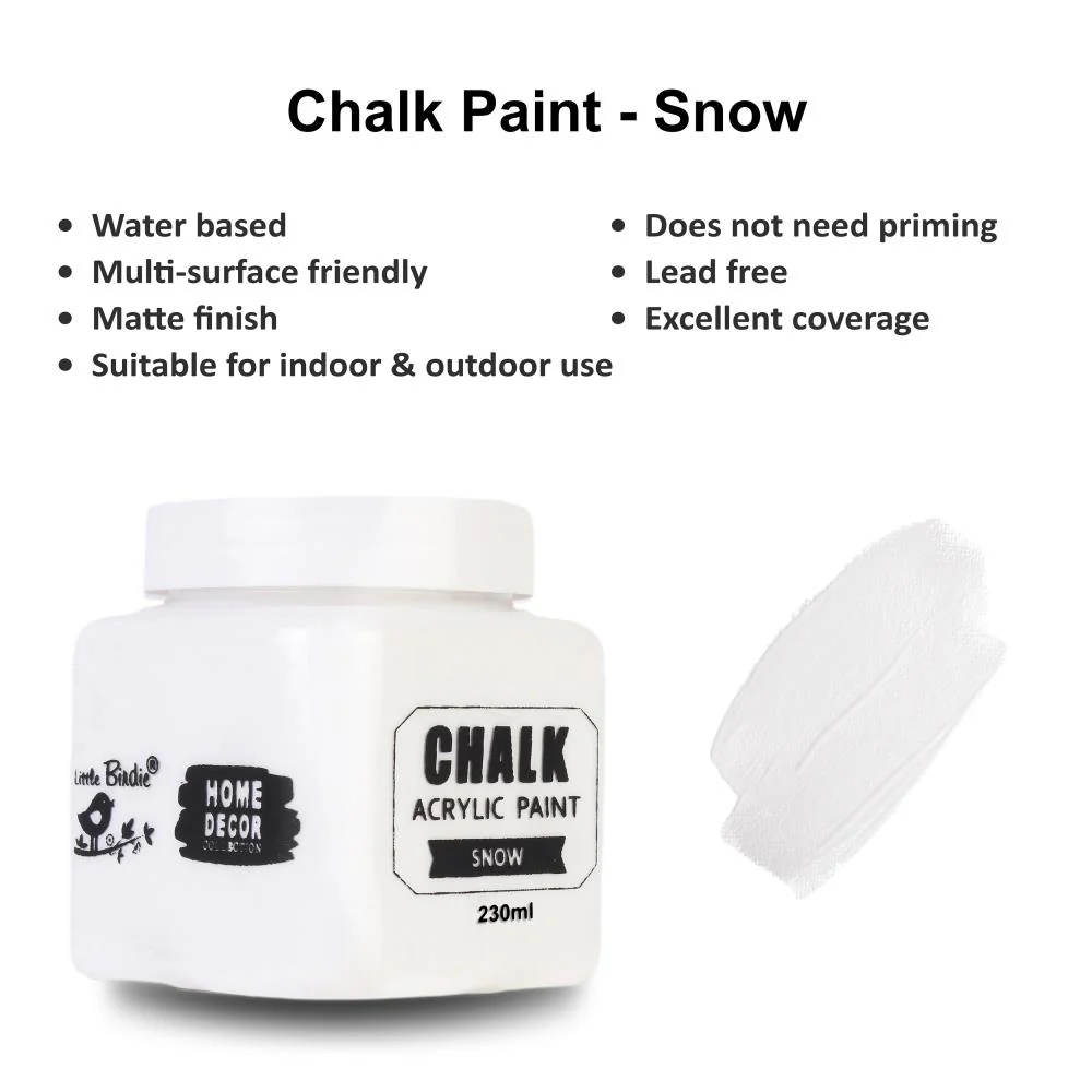 Chalk Paint Snow / Pintura a la Tiza Nieve - Imagen 2