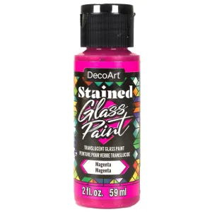 Stained Glass Paint Magenta / Plomo Líquido para Vidrio Magenta