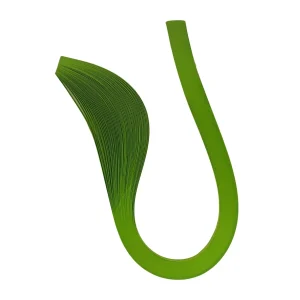 Tiras de Papel para Filigrana 5mm Verde Fluorescente