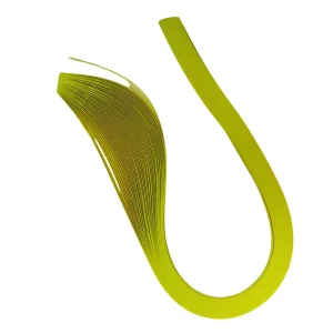 Tiras de Papel para Filigrana 5mm Amarillo Fluorescente