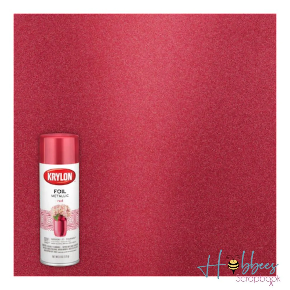 Premium Metallic Foil Spray Paint / Pintura Metálica Roja - Imagen 4