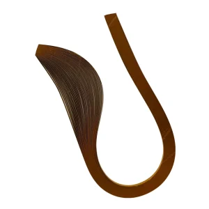 Tiras de Papel para Filigrana 5mm Marrón Claro