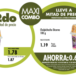 Maxicombo mitad de precio 19