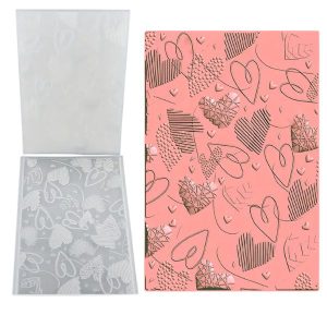 Folder de Grabado 3D Multi Corazones
