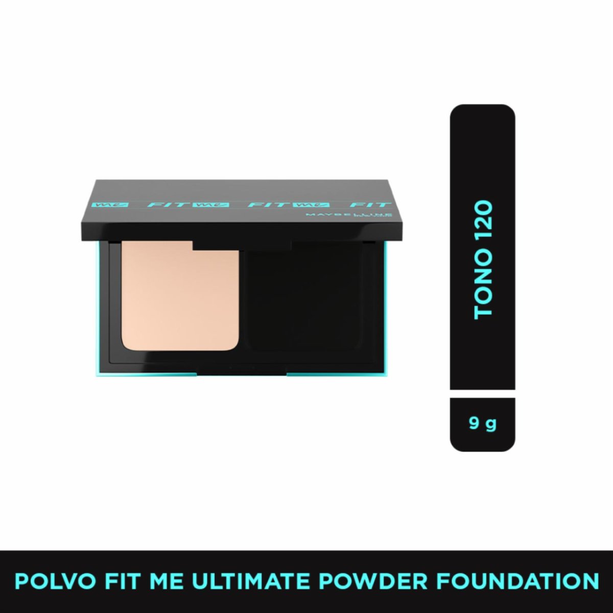 Polvo Compacto Fit Me Ultimate Tono 120 Classic Ivory MAYBELLINE NEW YORK