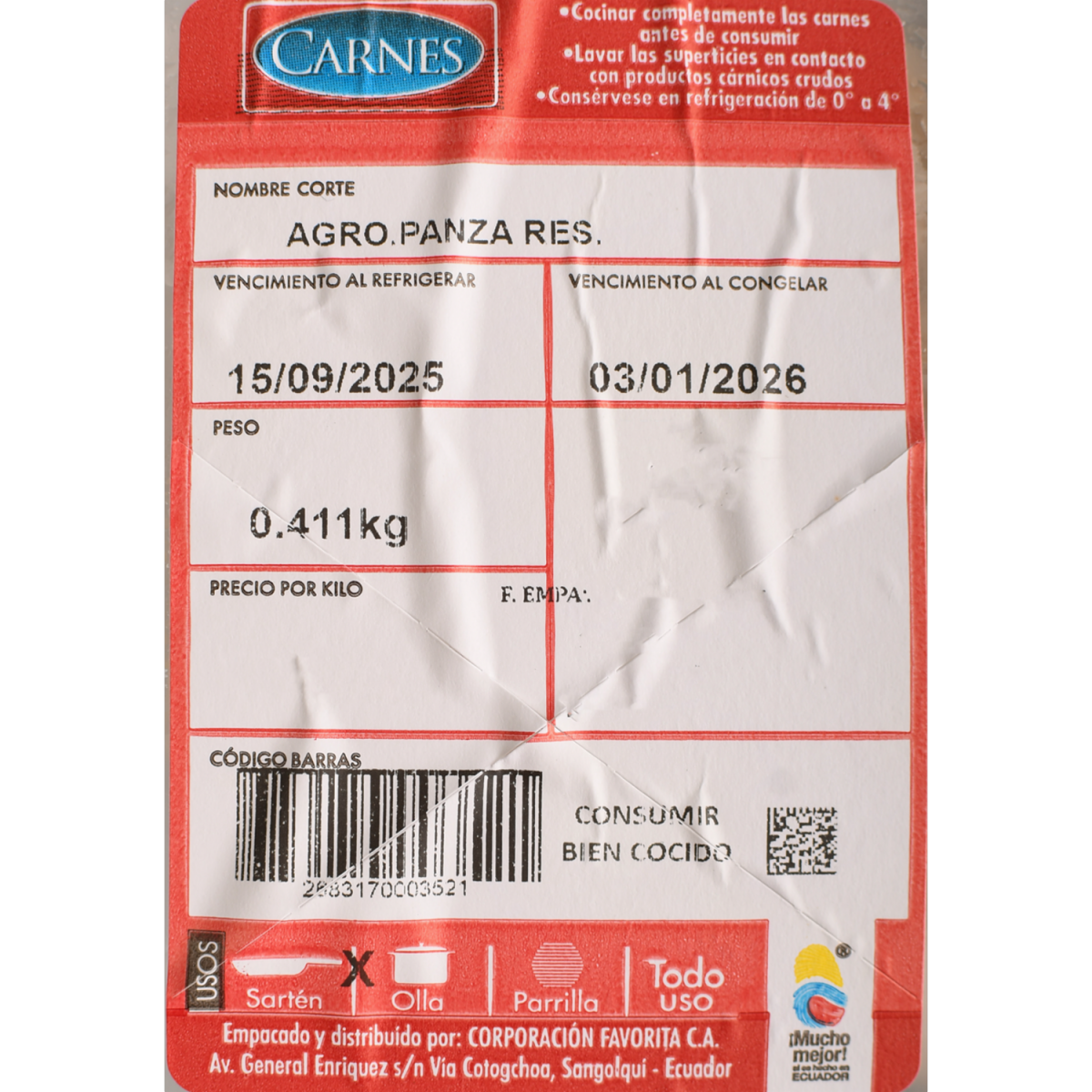 Panza De Res AGROPESA Al Peso - Imagen 4