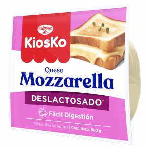 Queso Deslactosado Mozzarella KIOSKO 500 G