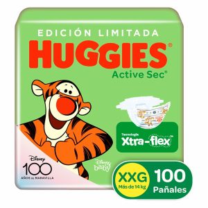 Pañales Desechables Active Sec XXG Etapa 5 HUGGIES X 100 Uds