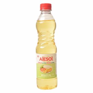 Aceite Comestible Vegetal De Soya Y Oleína De Palma ALESOL 370 Ml