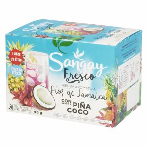 Té De Jamaica Piña Y Coco SANGAY 40 G