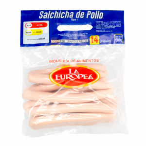 Salchichas De Pollo LA EUROPEA 600 G