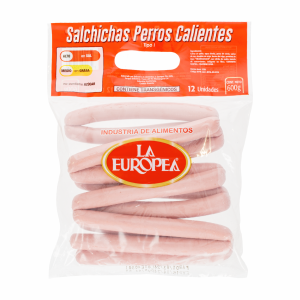 Salchichas Para Hot Dog LA EUROPEA 600 G