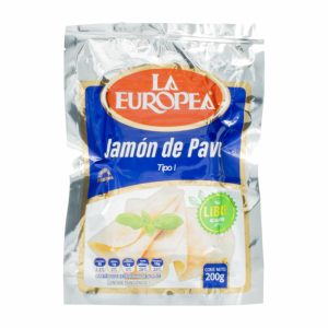 Jamón De Pavo Tipo I LA EUROPEA 200 G