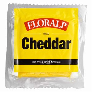 Queso Cheddar Rebanado FLORALP 400 G