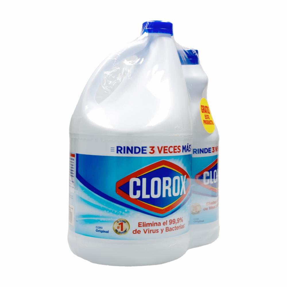 Cloro Líquido Original Rinde 3 Veces Más CLOROX Pack X 2 Uds - Imagen 3