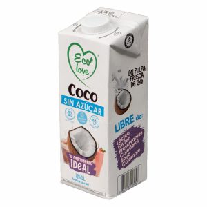 Bebida De Coco Sin Azúcar ECOLOVE 1000 Ml