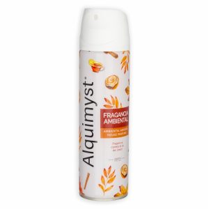 Ambientador Aerosol Fragancia Canela & Té De Limón ALQUIMYST 230 Ml