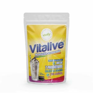 Suplemento Nutricional A Base De Calostro Sabor A Cookies & Cream VIVIFY 400 G