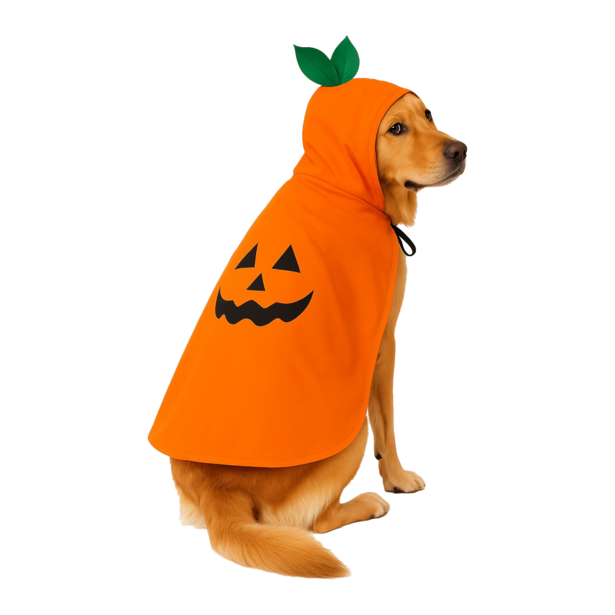Capa Para Mascota Diseño Calabaza Halloween NENUU Talla Grande - Imagen 4