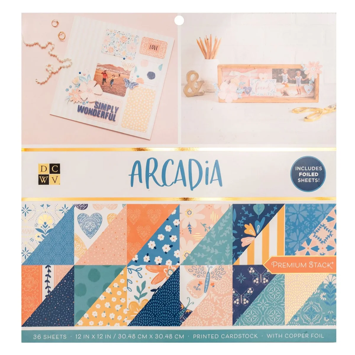 Arcadia Cardstock 12" / Block de Cartulina Decorativa