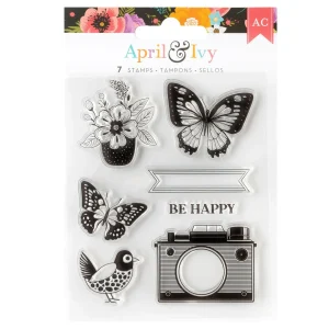 April & Ivy Stamps / Sellos Hiedra de Abril