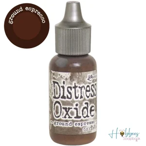 Distress Oxides Reinker Ground Espresso / Gotero para Recargar Cojín de Tinta Ground Espresso