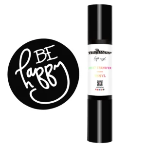 PU Heat Transfer Vinyl Black / Vinil De Transferencia De Calor Negro
