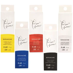 Gouache Paint Set / Set de 5 Pinturas Gouache Colores Básicos