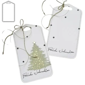 Suaje de Etiqueta de Regalo con Borde Decorativo