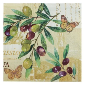 Decoupage Napkin Olive Orchard / Servilleta Huerto de Olivos