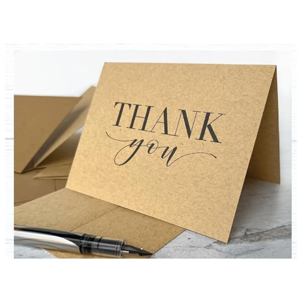Kraft Cardstock / 100 Hojas Cartulina Ktaft T. Carta - Imagen 7