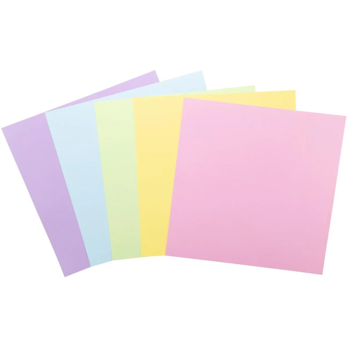 Pastel Cardstock 12" / 50 Hojas Cartulina Premium Colores Pastel 30.5 cm - Imagen 5