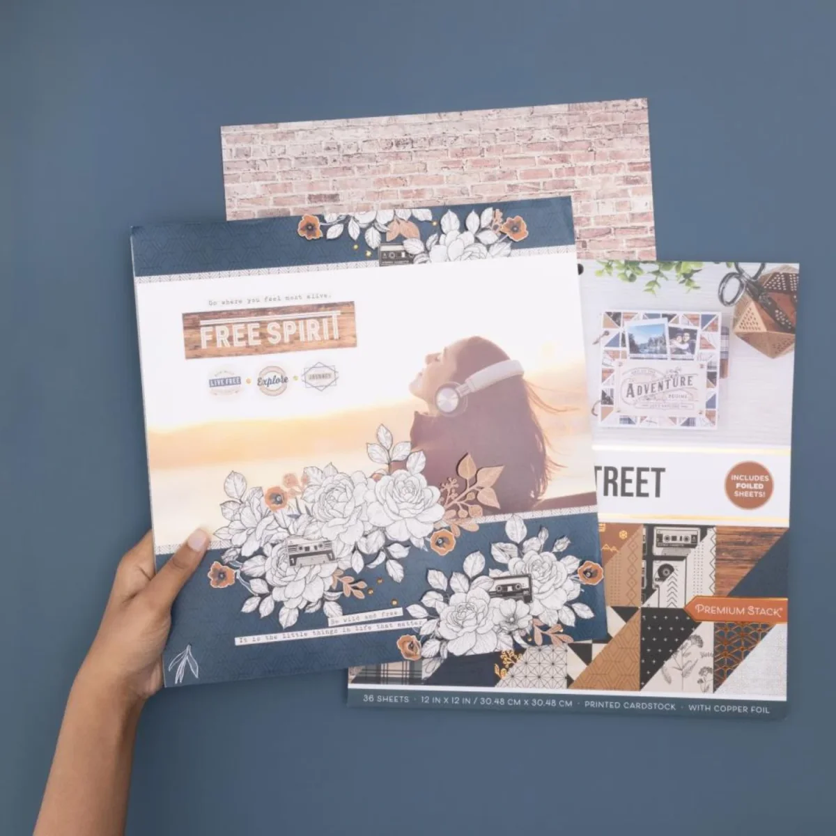 Urban Street Premium Paper / Paquete Papel Premium Calle Urbana 12 x12" - Imagen 3