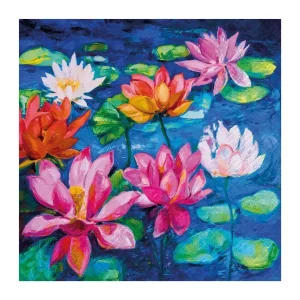 Servilleta de Papel Water Lily Pond #112