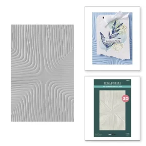Lined Corners 3D Embossing Folder / Folder De Relieve 3D Esquinas Revestidas