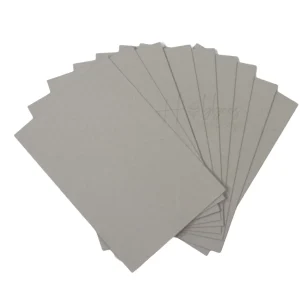 10 Piezas Cartón Gris para Libretas de Media Carta