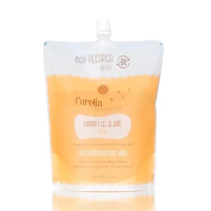 Eco-recarga Champú-Gel de Baño Suave 600 ml. Carelia