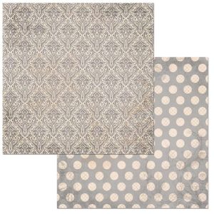 Double-Sided Cardstock Dot Damask Shadow / Hoja de Cartulina Doble Cara