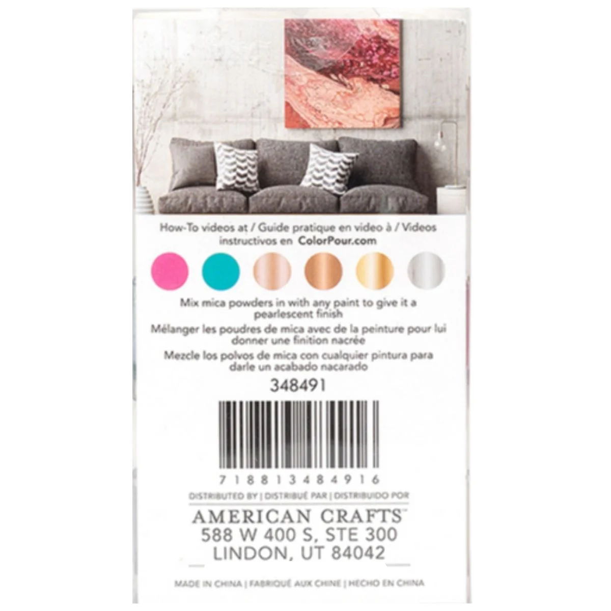 Color Pour Pearl Powder Mix-In Kit / Colorante en Polvo Aperlado para Resina - Imagen 5