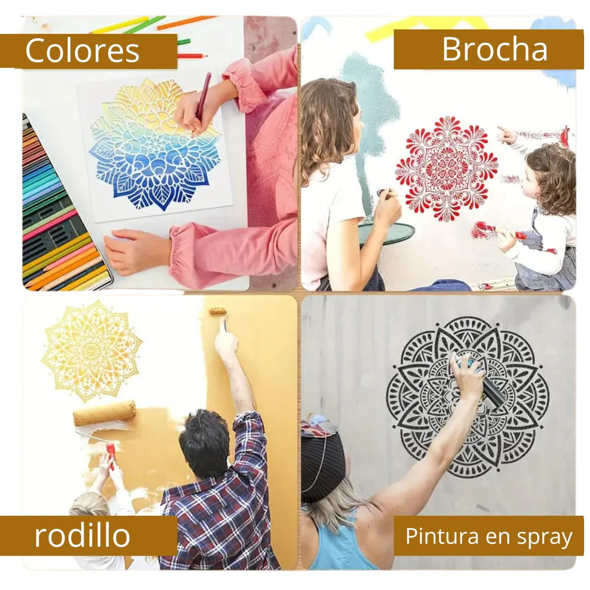 Esténcil de Mandala 9 - Imagen 5