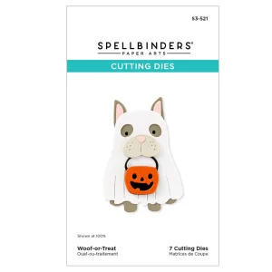 Woof-or-Treat Etched Dies / Suajes de Mascotas Fantasma