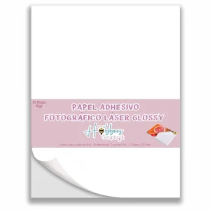 Papel Adhesivo Fotográfico Láser Glossy 80 Gr