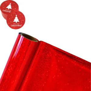 Foil para Tinta Toner Foil Rojo Glitter Premium 3m
