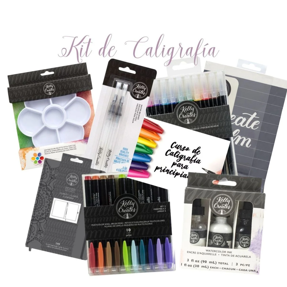 Kit Completo para Caligrafía con Curso Incluido