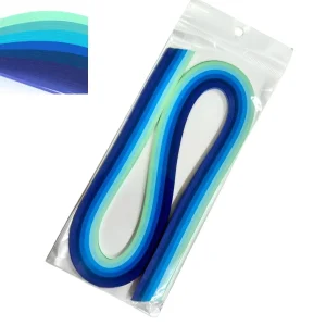 Tiras de Papel para Filigrana Colores Azules