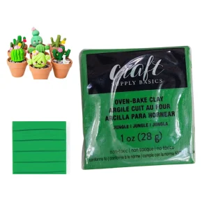 Oven-Bake Clay Jungle / Arcilla para Hornear Verde Jungla