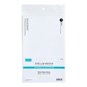 Mylar Shim (F) White / 2 Placas Delgadas Mylar
