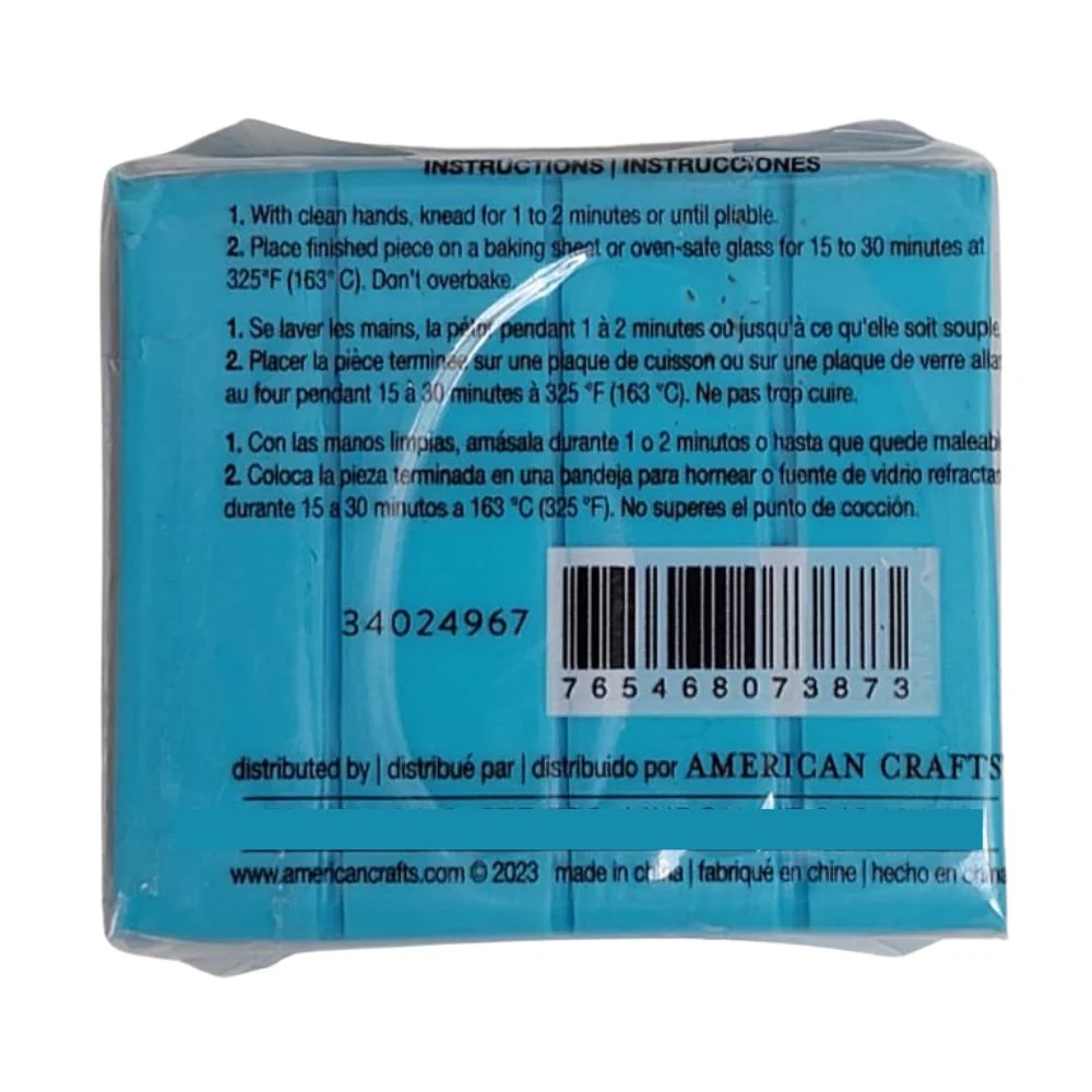 Oven-Bake Clay Light Blue / Arcilla para Hornear Azúl Claro - Imagen 5