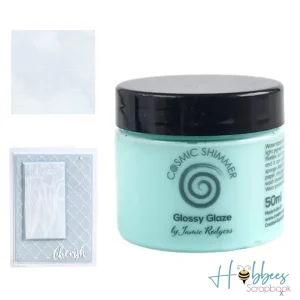 Cosmic Shimmer Glossy Glaze Fresh Air Blue / Gel de Textura Azúl
